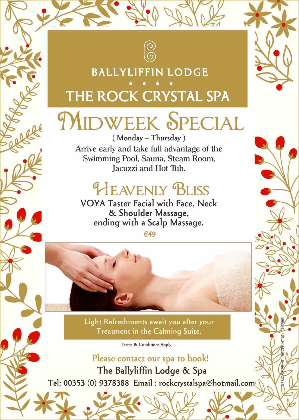 spa treatment list