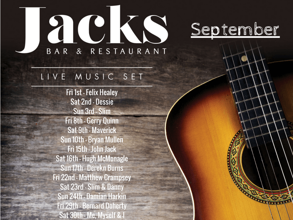 Ballyliffin Lodge Music Entertainment for September